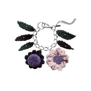 Garden of Smiles Knit Keychain-M