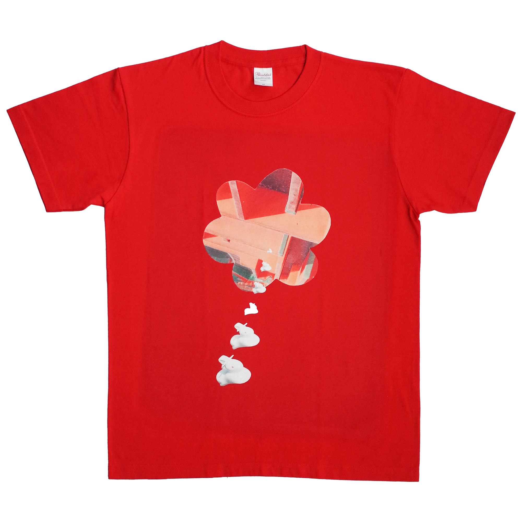 Run into flowers T-Shirts Red